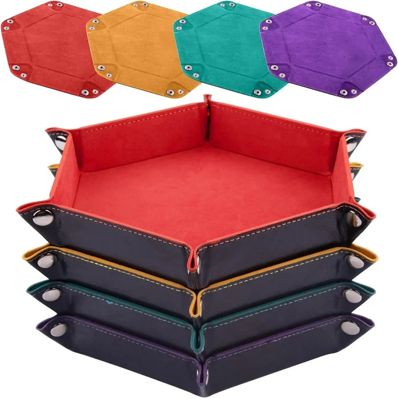 Bandeja Hexagonal de Dados - Forrada