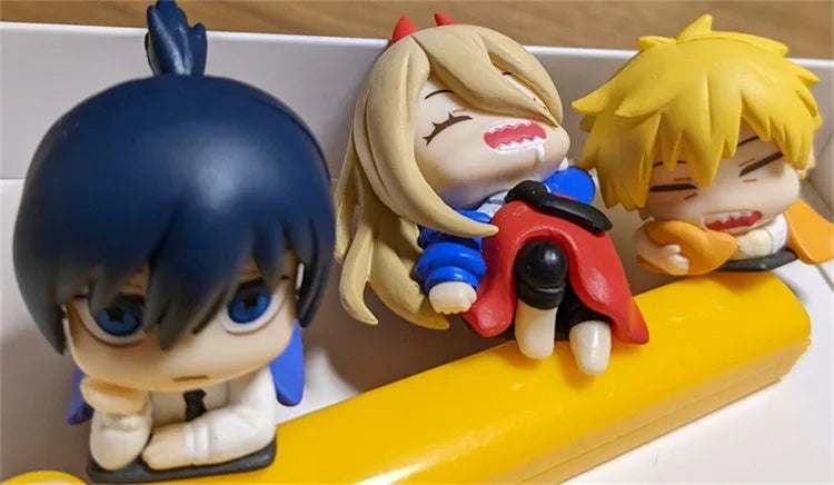 Mini Figuras Chainsaw Man – Coleção Completa Pochita, Denji, Makima e Power!