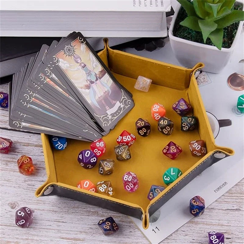 Bandeja Hexagonal de Dados - Forrada