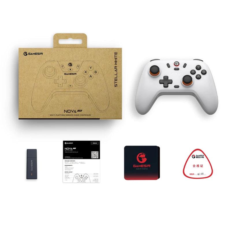 GameSir Nova Lite – Controle Sem Fio Multiplataforma com Hall Effect Stick (Switch, PC, Android, iOS, Steam)