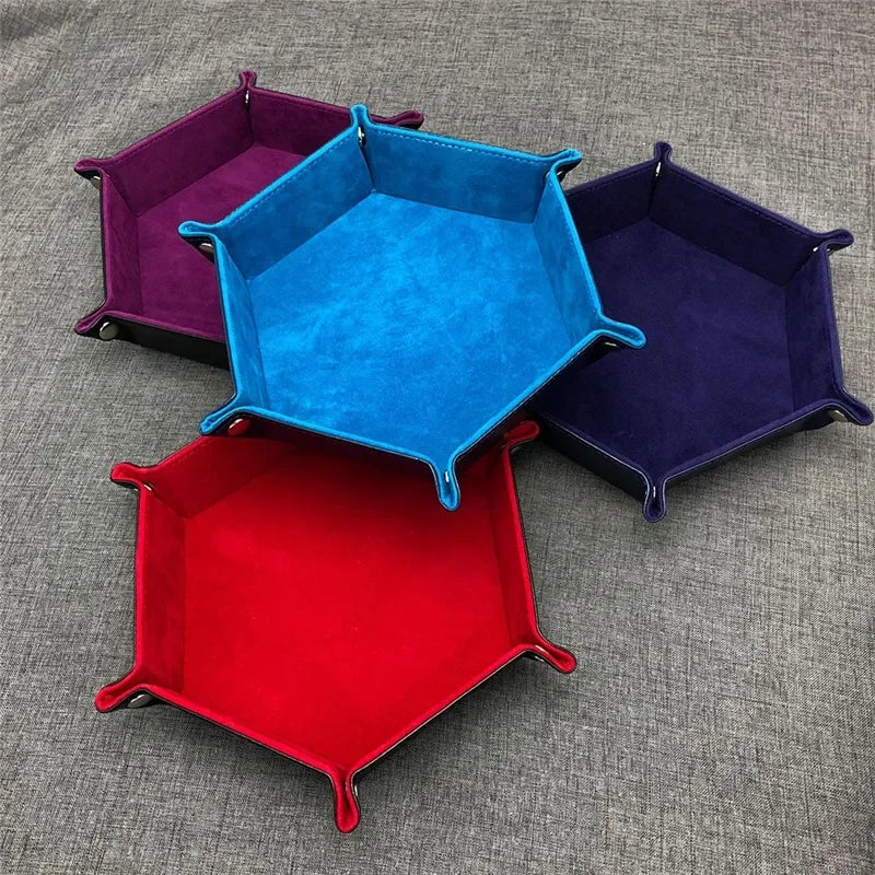 Bandeja Hexagonal de Dados - Forrada