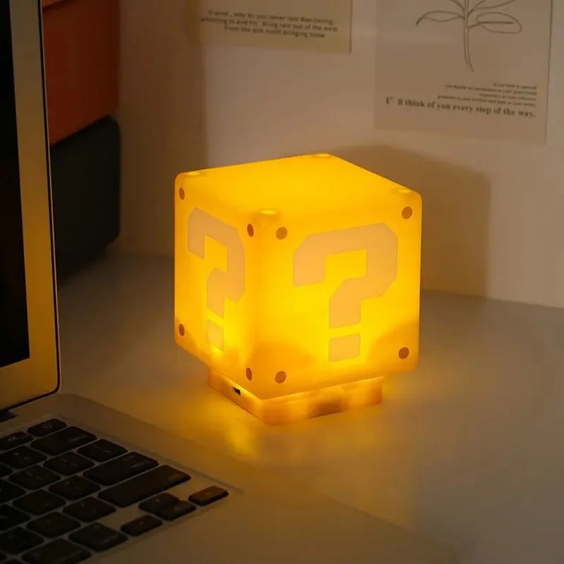 Luminária LED Bloco de Interrogação – Night Light