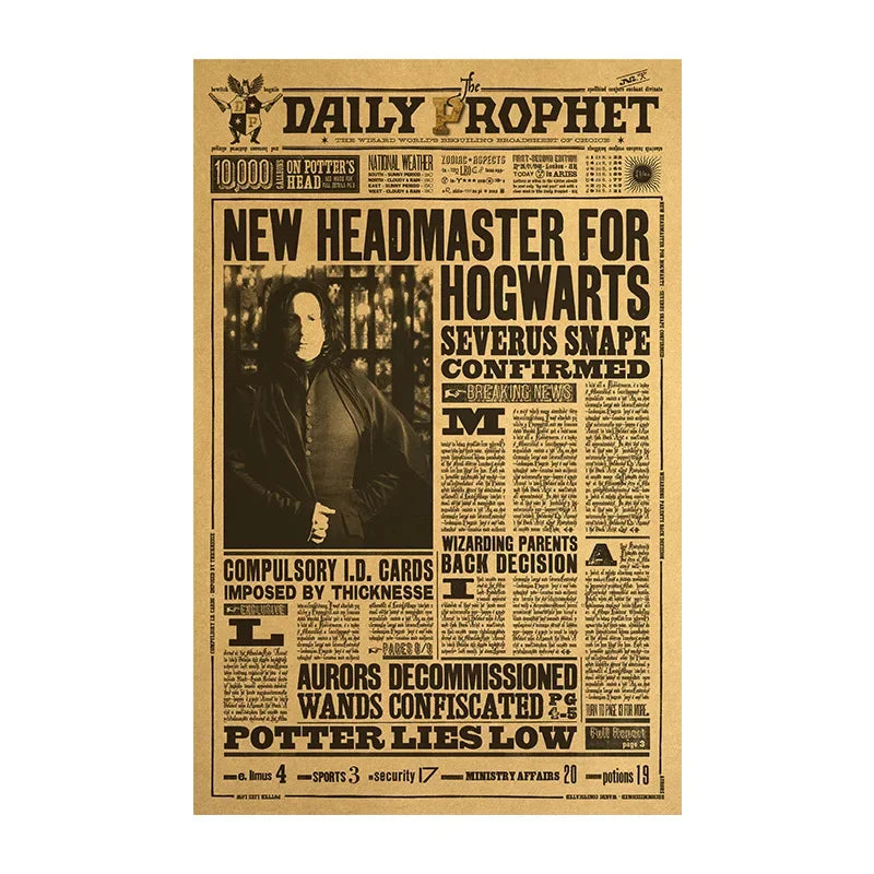 Pôster Harry Potter – Decoração Mágica