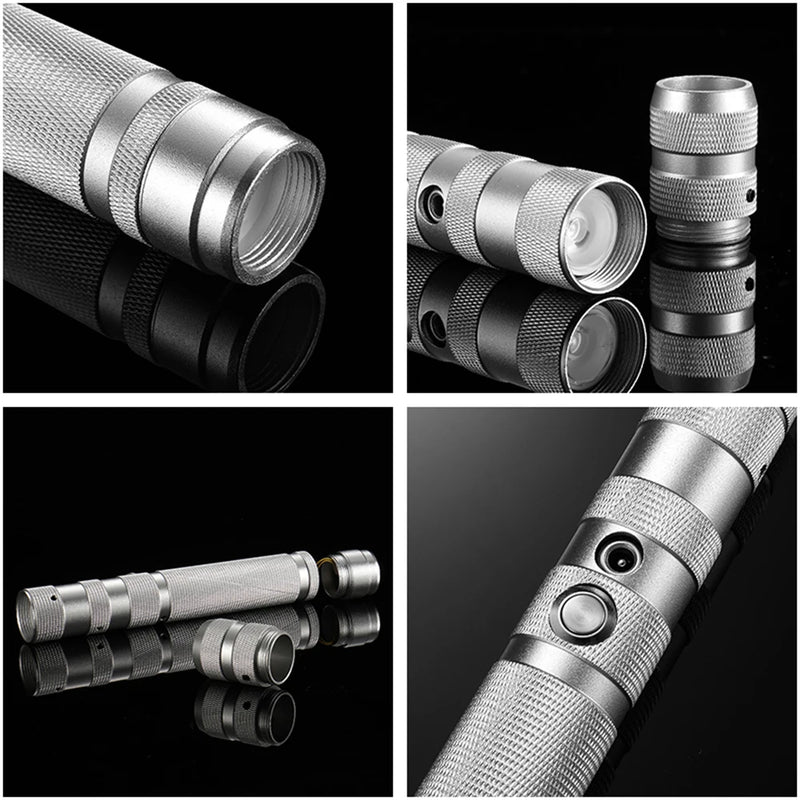 Sabre de Luz RGB de Metal — Edição Intergaláctica da Tranqueiras Goblin