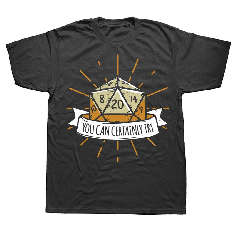 Camiseta Épica para Aventureiros de Nível Alto (ou nem tanto)