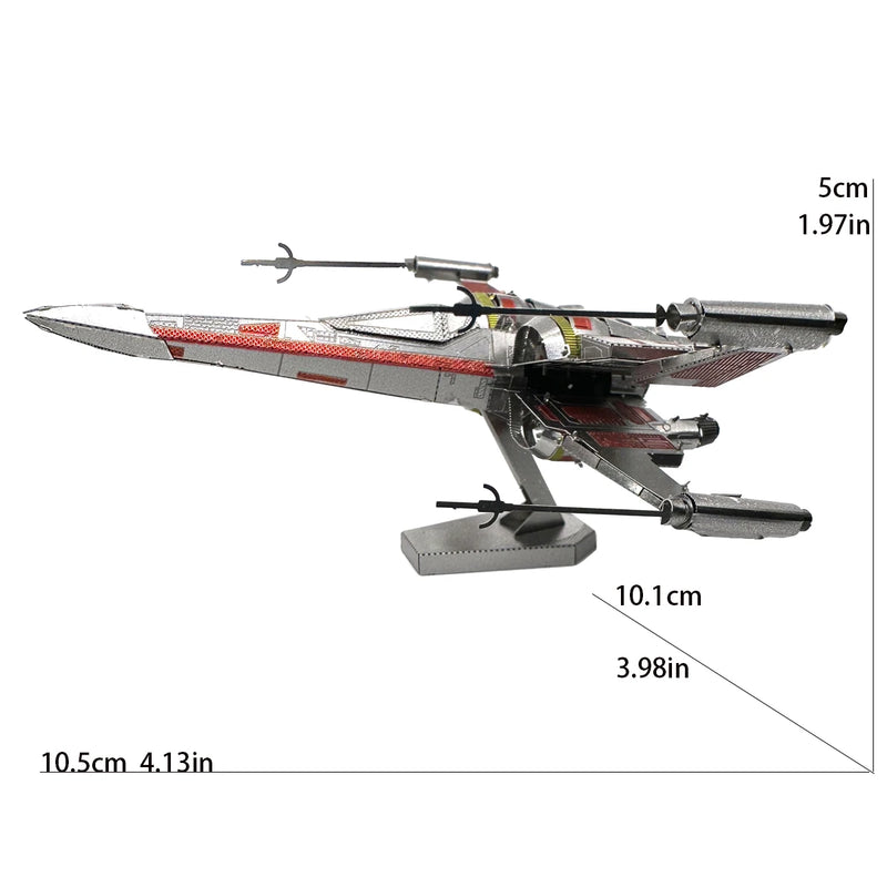 X-Wing 3D – Quebra-Cabeça de Metal para Jedi Montadores