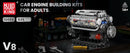 Motor MK V8 Model Kit – 535 Peças | Modelo para Montagem