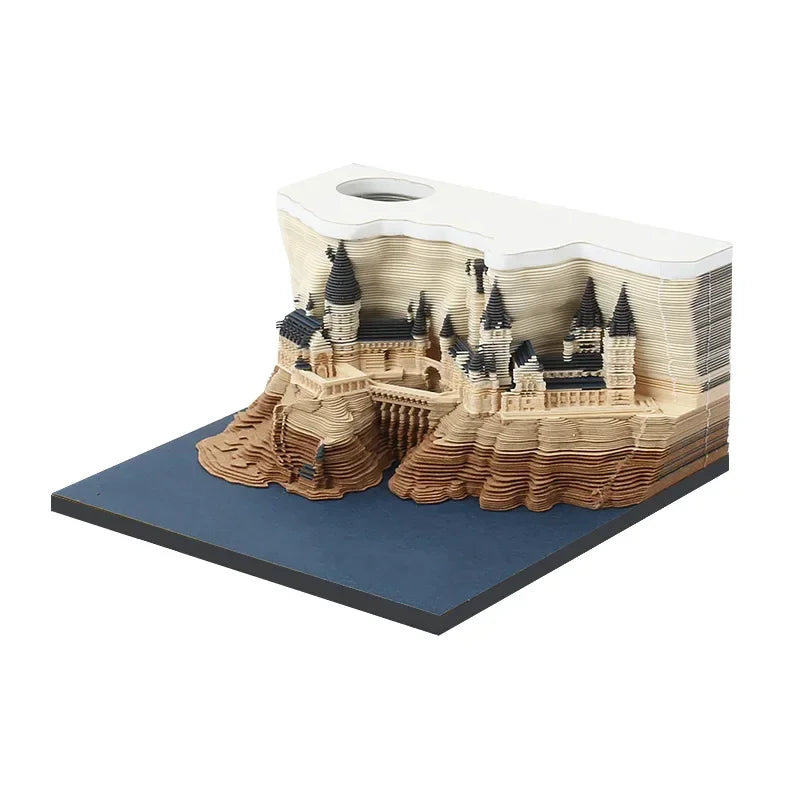 Bloco de notas 3D temático Harry Potter