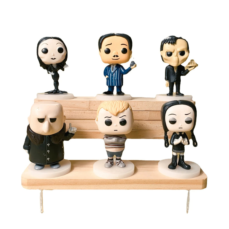 Miniaturas Família Addams (6 peças)