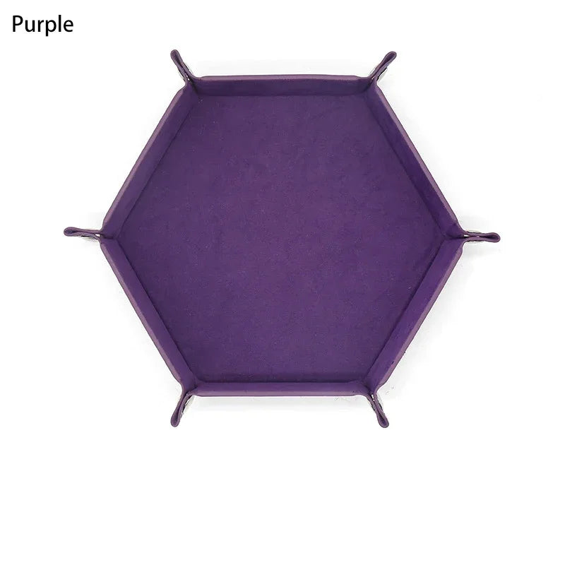 Bandeja Hexagonal de Dados - Forrada