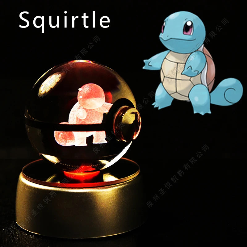 Bola de Cristal Pokémon – Com Base LED