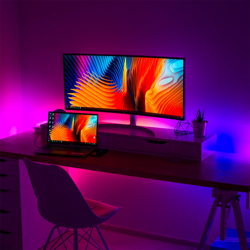 Fita LED RGB 5050 – 5 Metros com Controle e Fonte | À Prova d'Água – IP65 | Bivolt