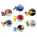 Pokebola com figura Pokémon colecionável