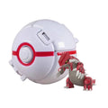 Pokebola com figura Pokémon colecionável