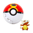 Pokebola com figura Pokémon colecionável
