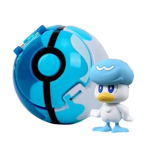 Pokebola com figura Pokémon colecionável