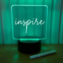 Luminária Lousa De Mesa Com Led e Caneta