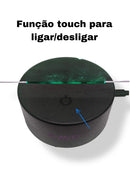 Luminária Lousa De Mesa Com Led e Caneta
