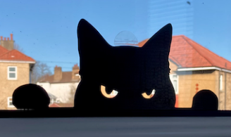 Decoração Gato Bravo Nervoso – Janela, Parede, Banheiro e Qualquer Lugar Que Precise de Atitude!