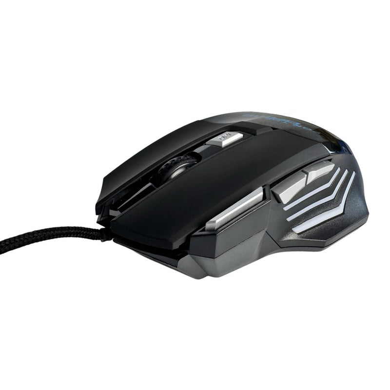 Mouse Gamer com fio 2400 DPI Com LED 7 Botões Anúbis V4 Knup KP-V4