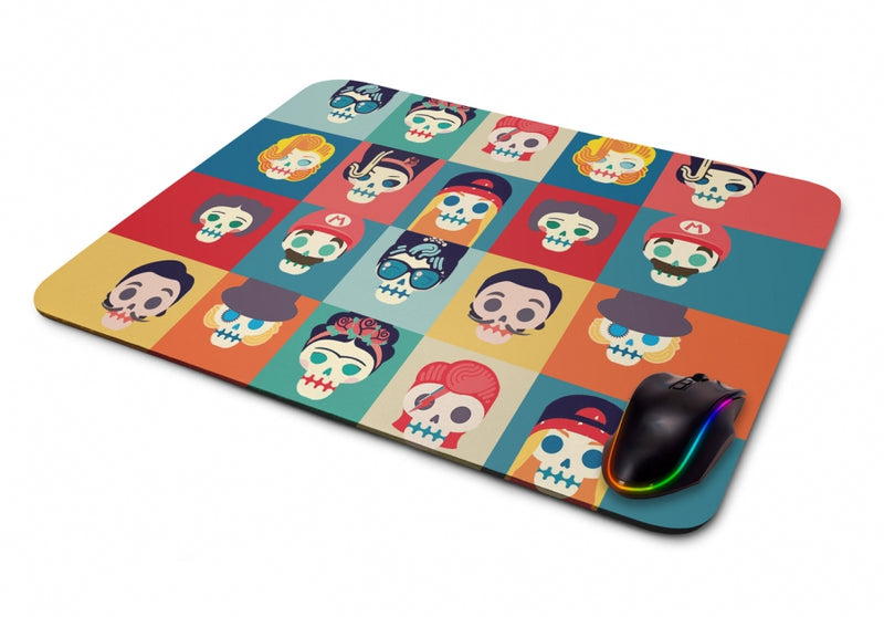 Mouse pad Gamer Caveira Famosas