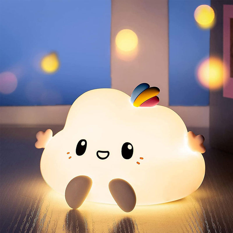 Luminária Touch Luz Noturna Nuvem de Silicone LED