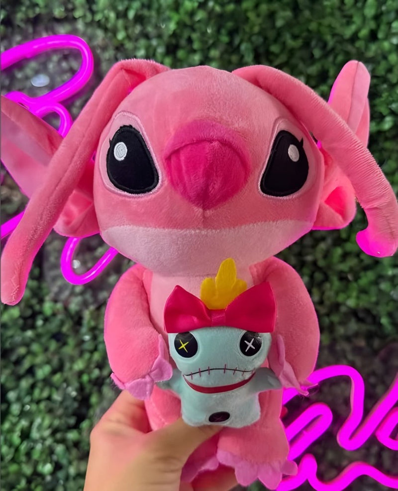 Pelúcia Stitch e Angel – 25cm | Lilo &amp; Stitch