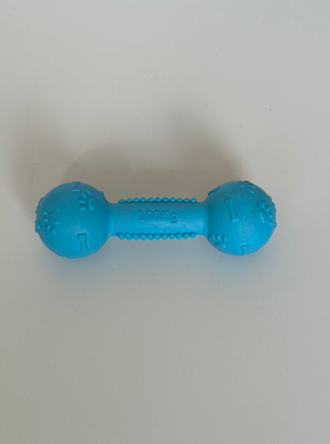 Brinquedo Mordedor em Forma de Haltere - 11cm