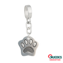 Berloque Patinha de cachorro Banhado a Prata 925